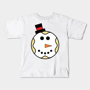The Snowman Donut Kids T-Shirt